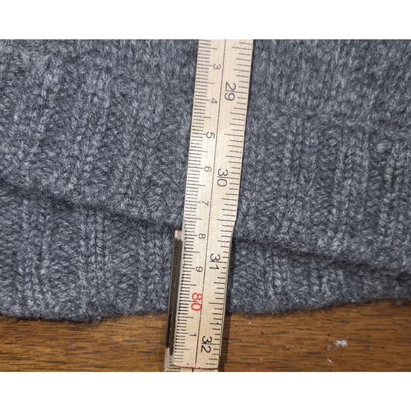 Dorothy Lee Women’s Sweater Wool Cashmere Grey Cardigan Pockets Size M - Picture 8 of 12